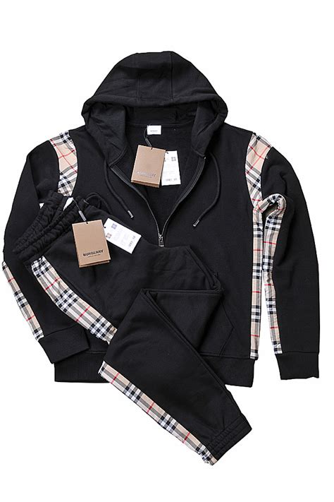 burberry tracksuit black|men burberry sale.